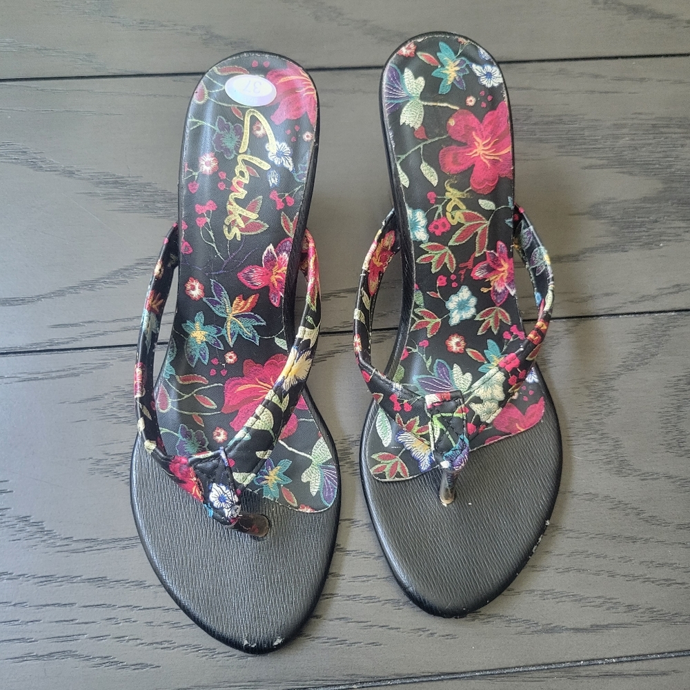 Clarks shoes heels sandals slides size 37